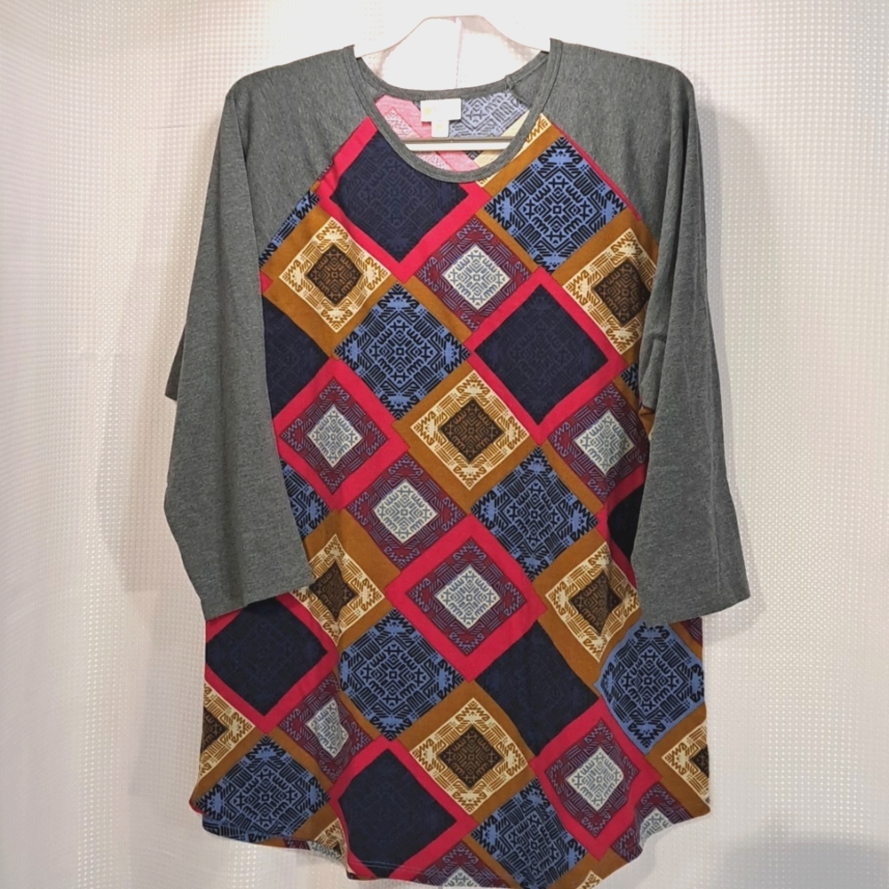 LuLaRoe Long Top Sz 3X
